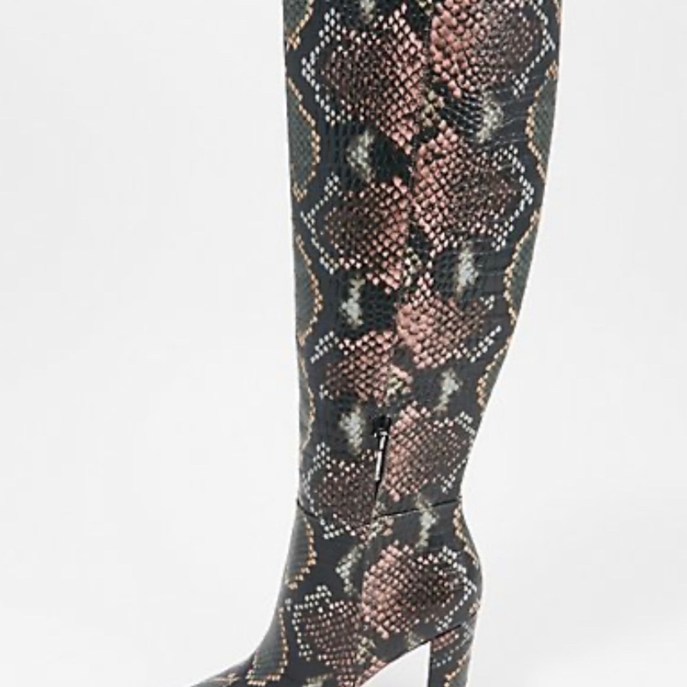 Sam Edelman Raakel python boots 9.5 NWT Org $275 - Picture 2 of 6